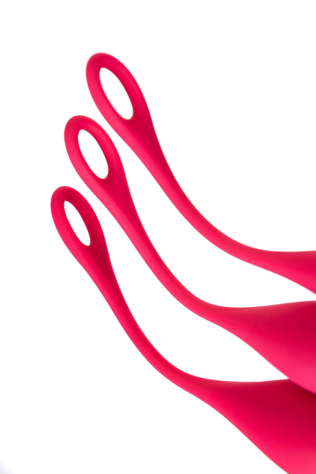 Набор вагинальных шариков Satisfyer YONI, силикон, красный, 2 см.