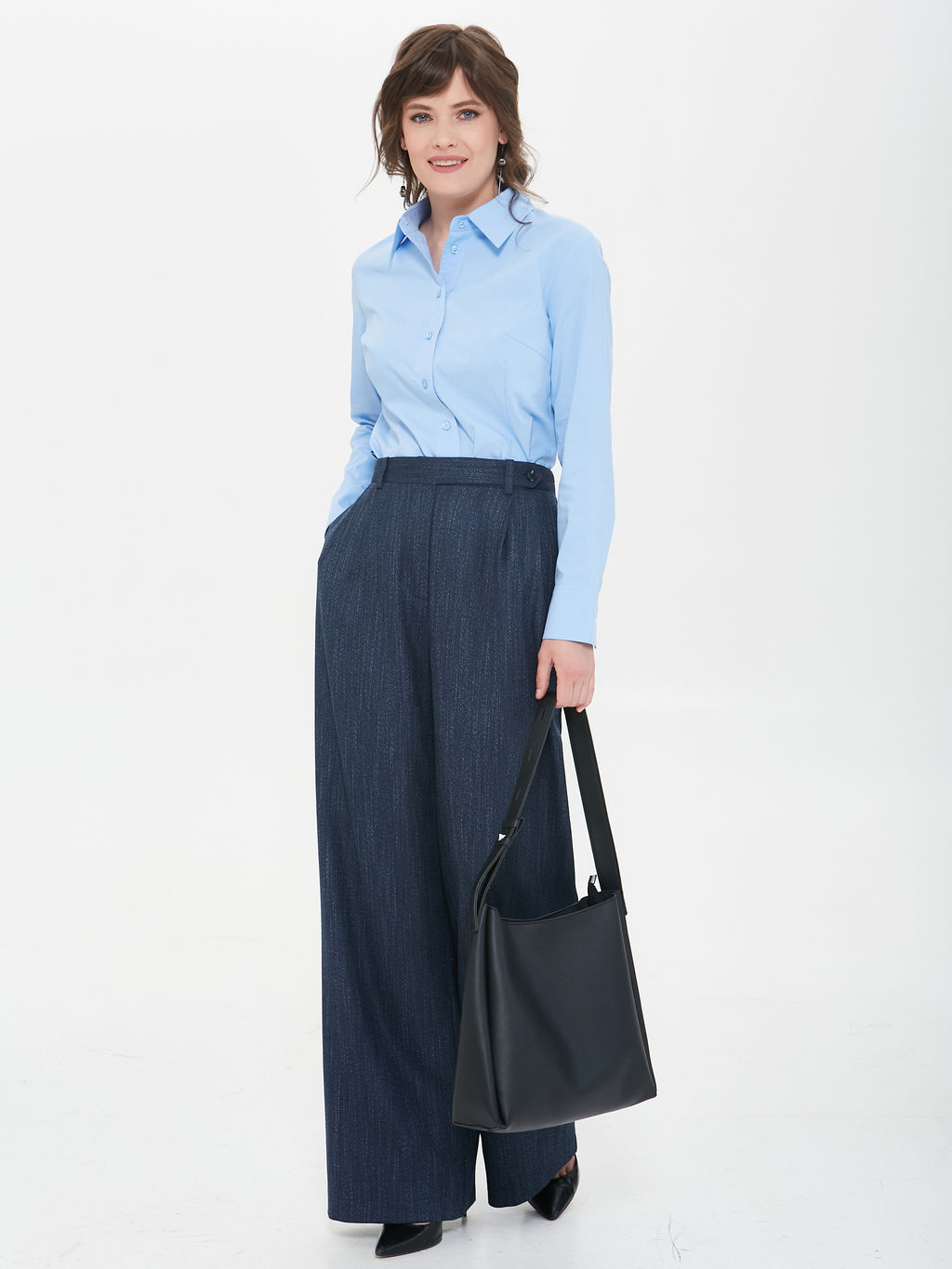 Блузка полуприлегающего силуэта - Stilla фото 4