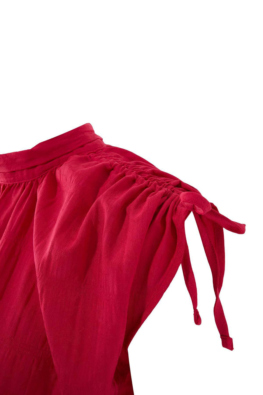 Limited Edition Fusya Balon Etek Detayl? K?sa / Mini Dokuma Elbise TWOSS26EL00139