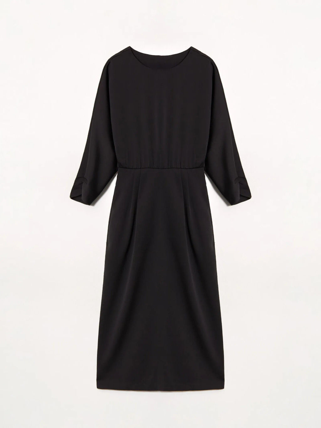 Платье Emka футляр с вырезом на спине чёрный из вискозы фото 6