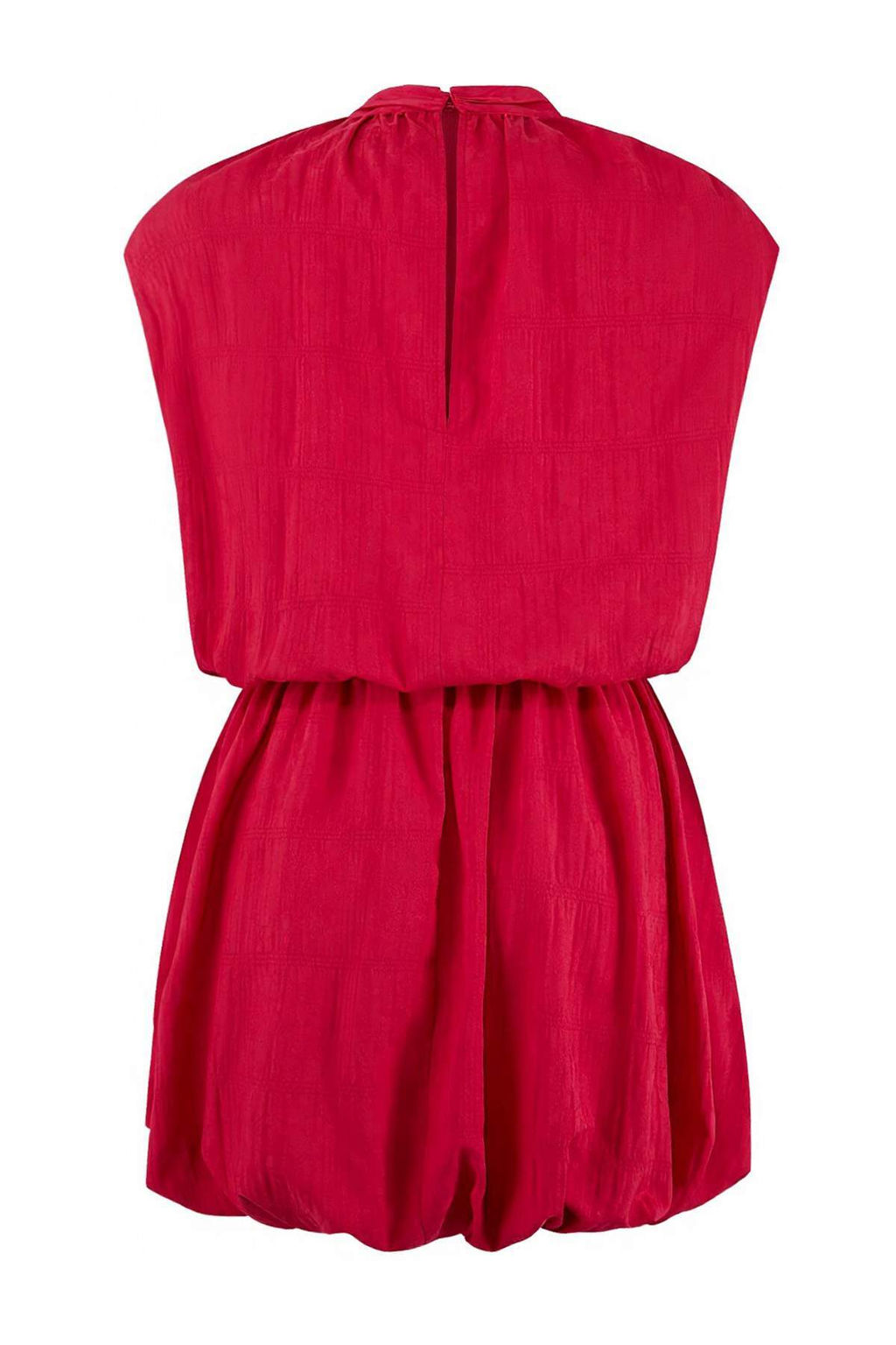 Limited Edition Fusya Balon Etek Detayl? K?sa / Mini Dokuma Elbise TWOSS26EL00139