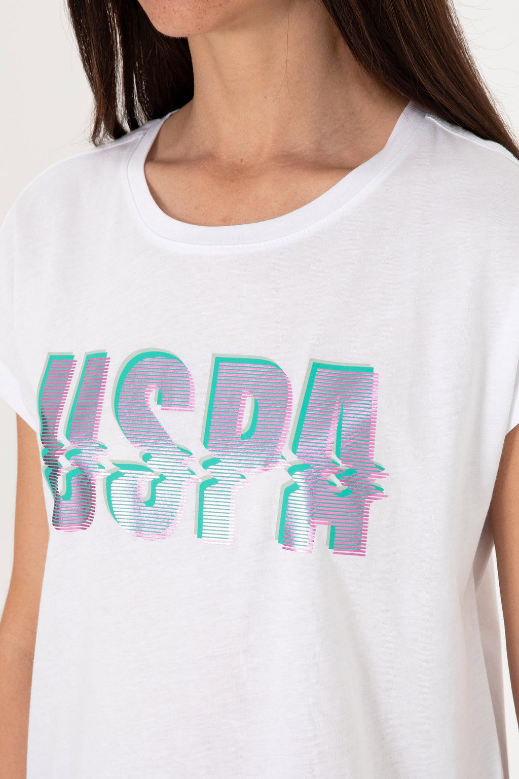 Kad_n Beyaz Ti__rt Sepette S_rpriz _ndirim - U.s. polo assn фото 7