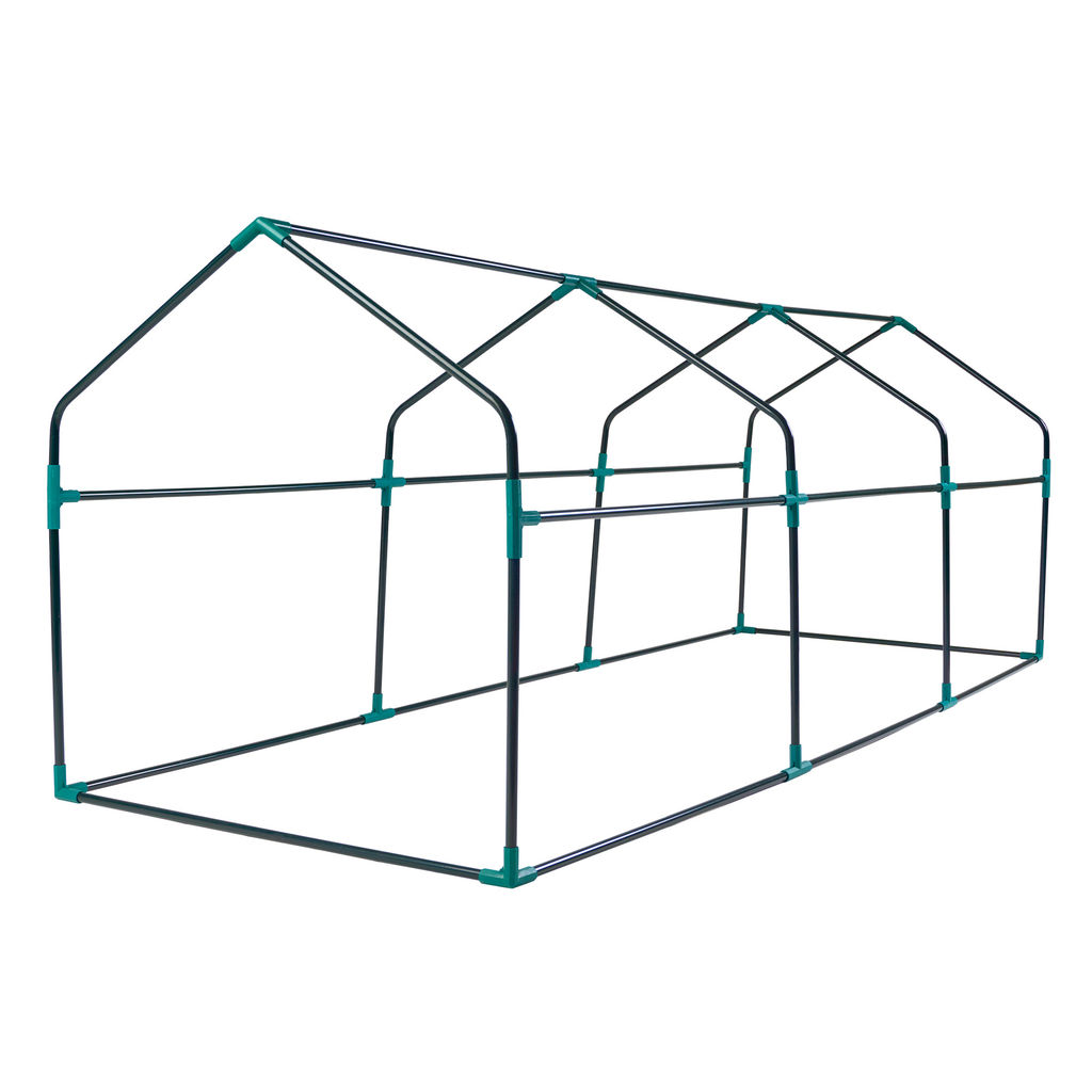UGH-S33 L270 GREEN/GREEN Парник уличный, 270x90x90см. Металлическая труба в ПВХ, цвет зеленый. Тент из армированного полиэтилена 135г/м2, цвет сетки зеленый. TM ФитоЛето - Volpe фото 5