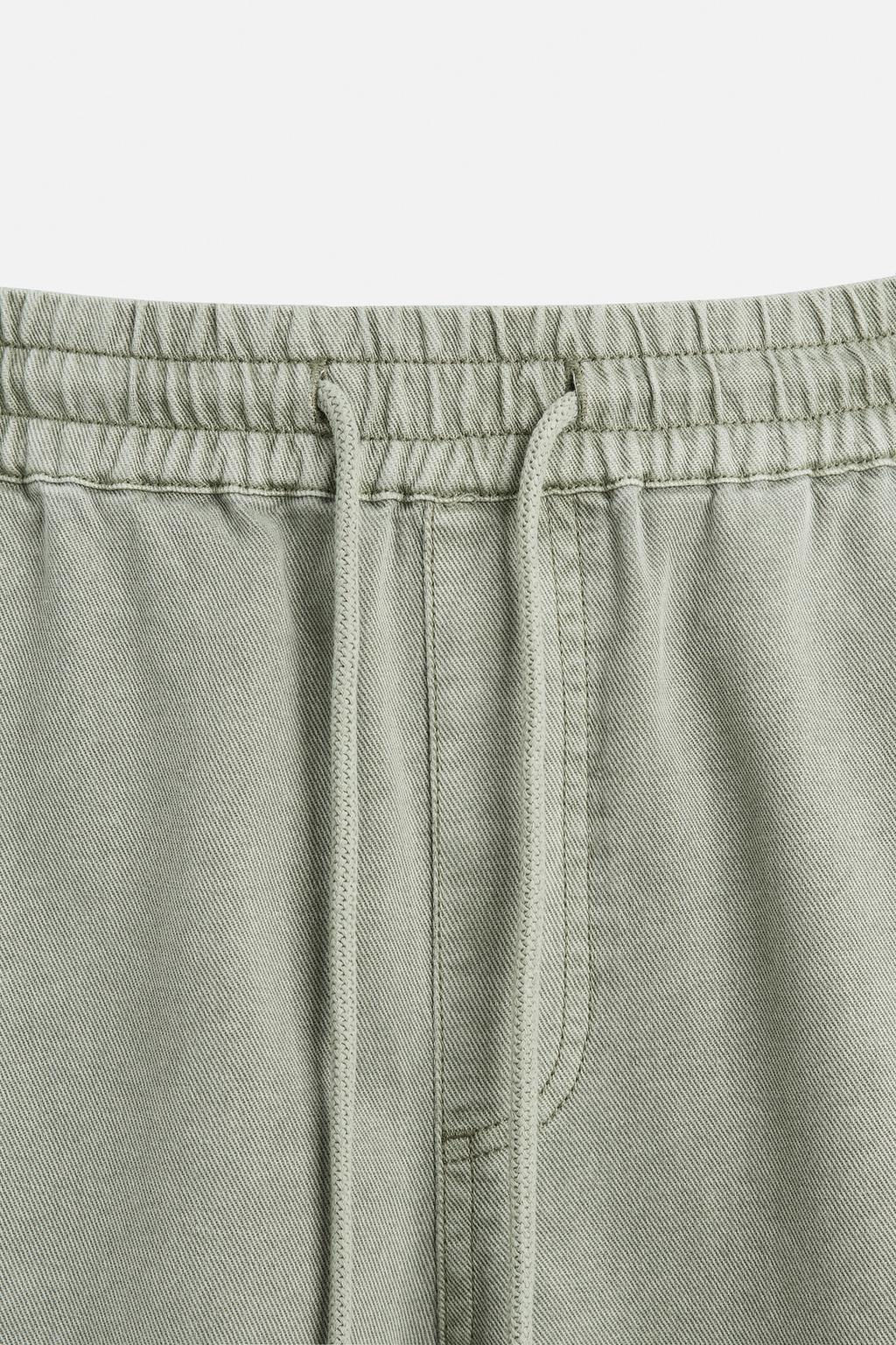 COTTON - LINEN TROUSERS - Zara фото 8