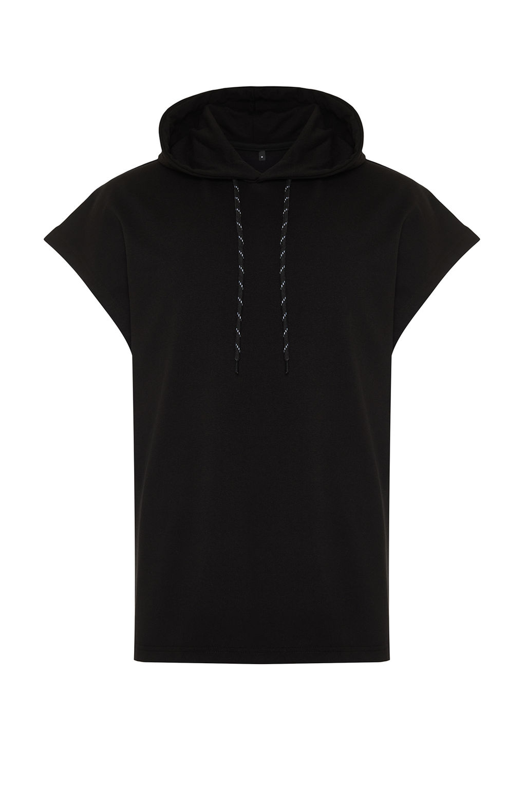 TRENDYOL MAN Siyah Kapusonlu Oversize/Genis Kesim K?sa Kollu Duz T-Shirt TMNSS20SW0148 - Trendyolmilla фото 6