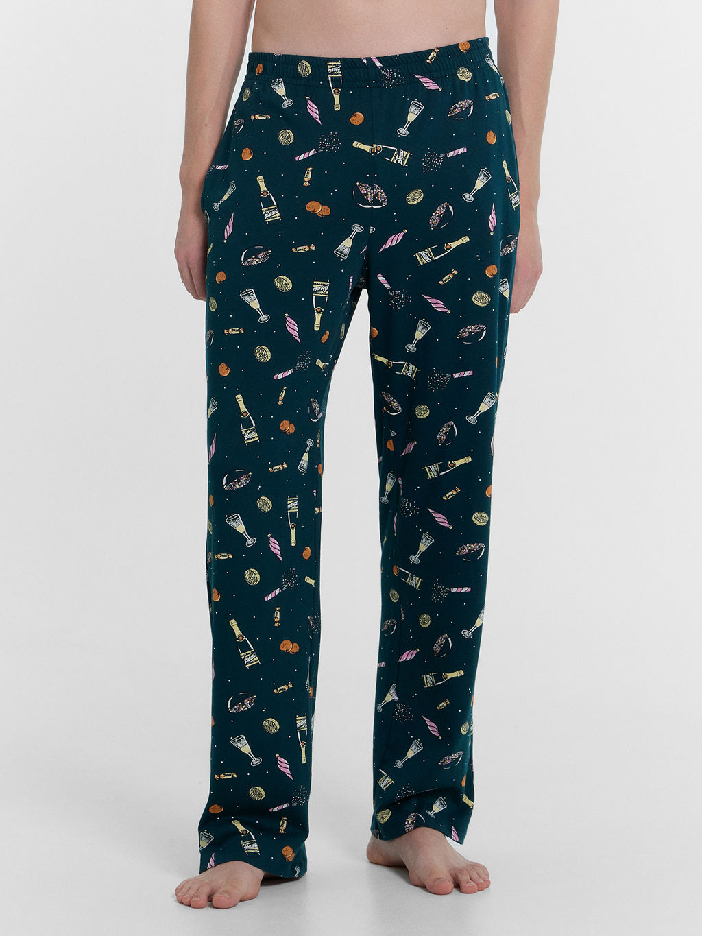Пижама мужская зеленая с принтом по мотивам фильма Ирония судьбы, или с легким паром! изумруд +застолье 591039 - Mark formelle фото 4