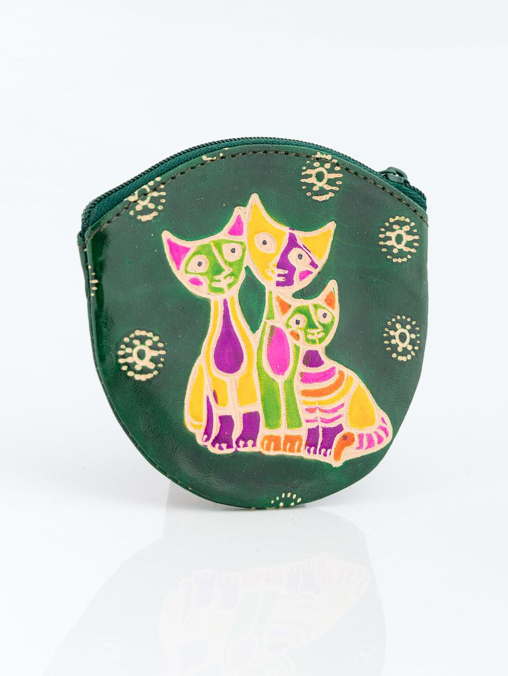 Кошелек под мелочь ручной принт Два Кота №0755/1 уп/3шт - Ганг фото 3