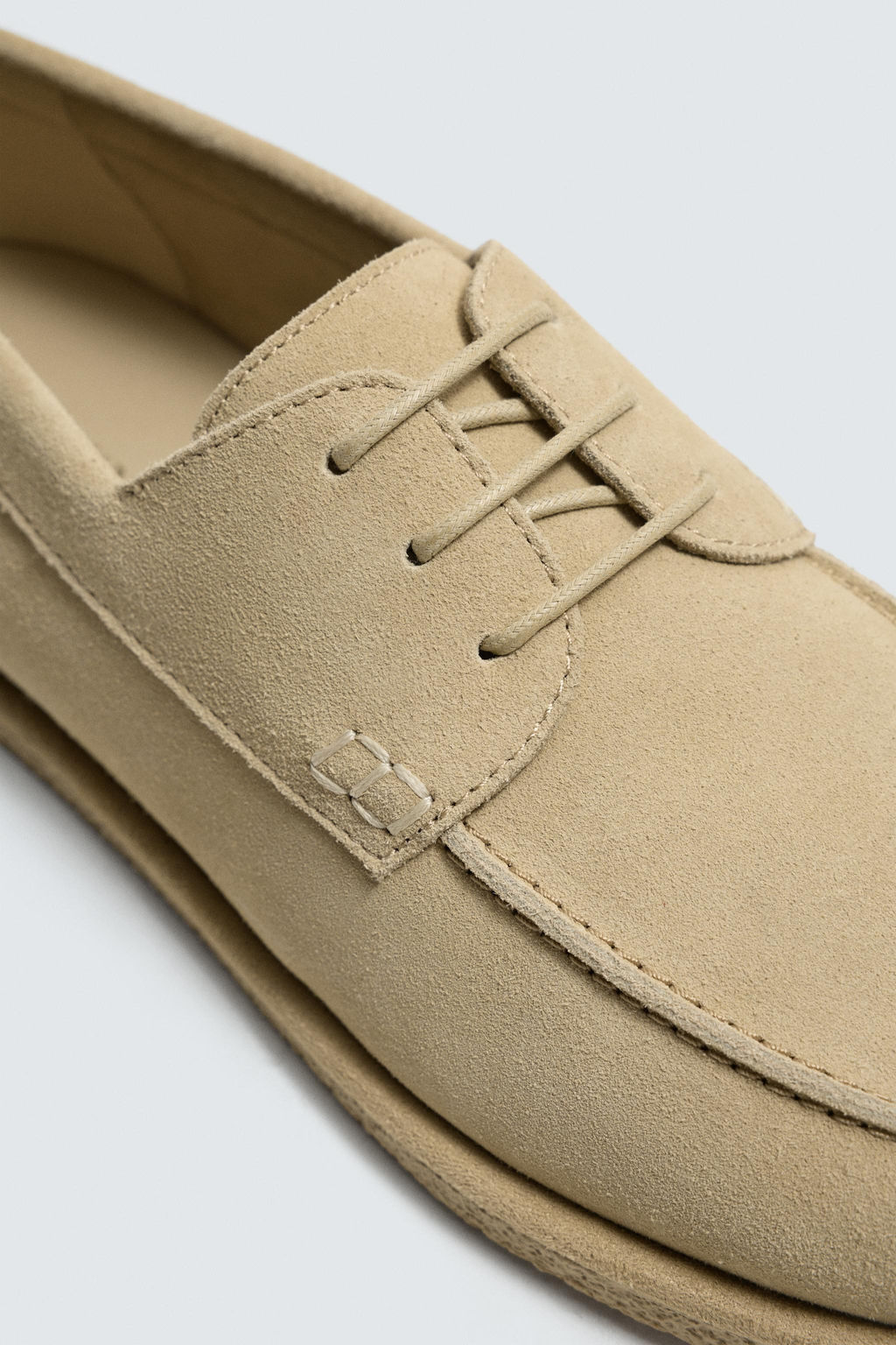 CASUAL LEATHER DECK SHOES - Zara фото 7