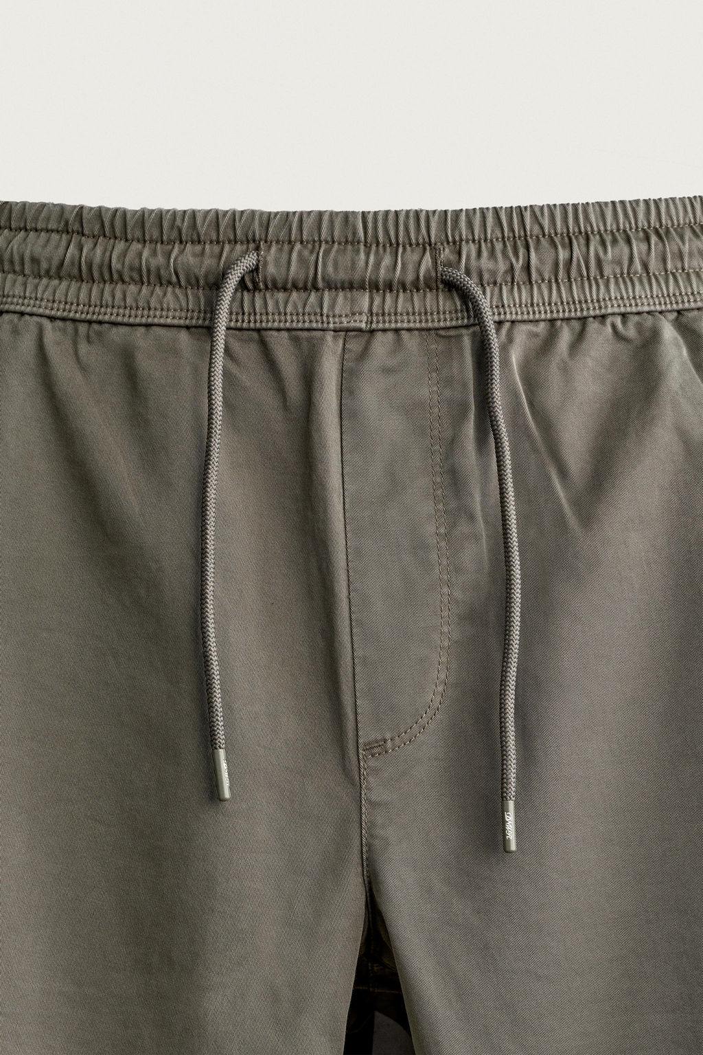 PANTAL?N CINTURA JOGGER SLIM FIT / Khaki - Zara фото 5