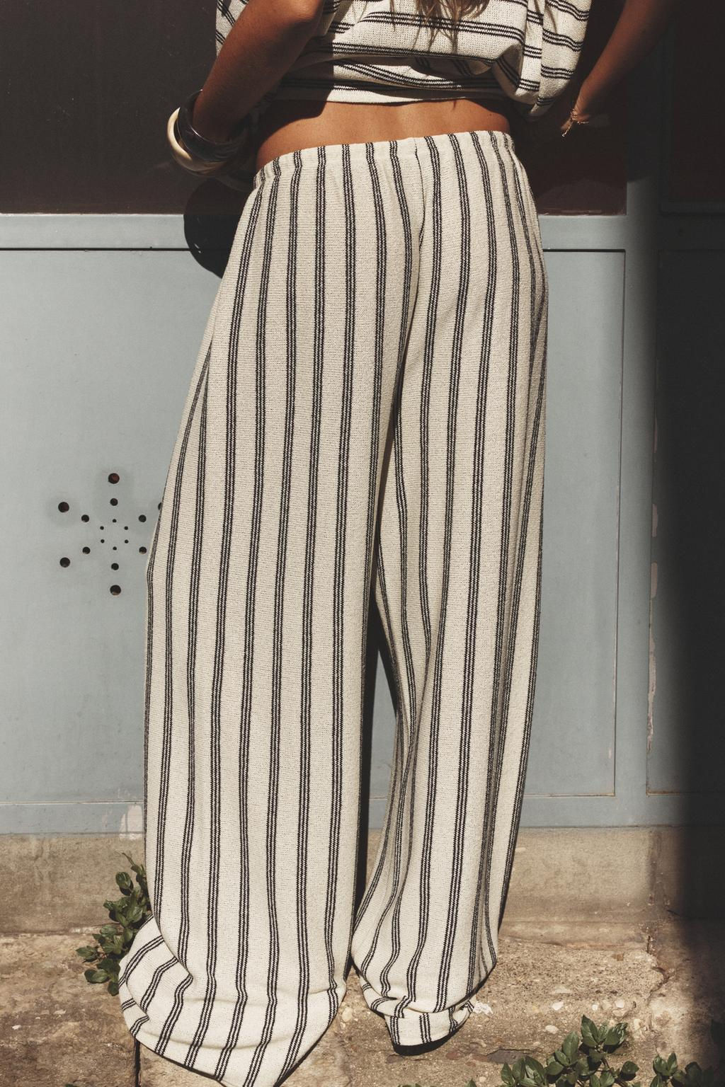 RUSTIC STRAIGHT-LEG TROUSERS - Zara фото 17