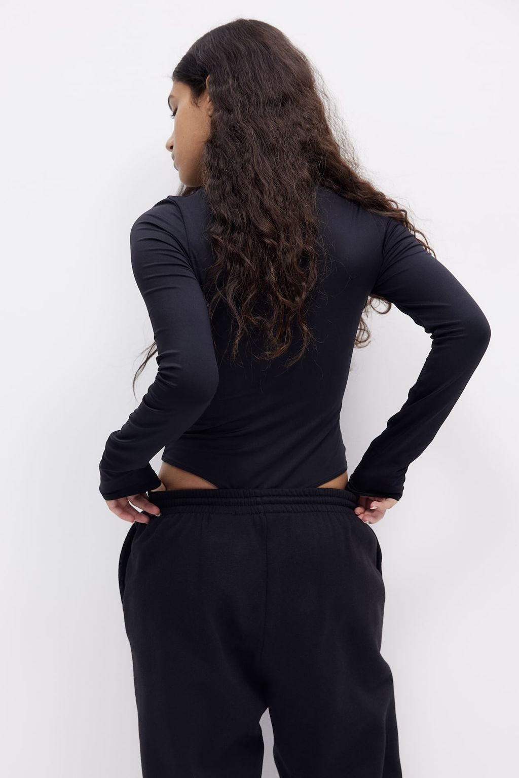 Body tanga con cuello perkins - H&m фото 4