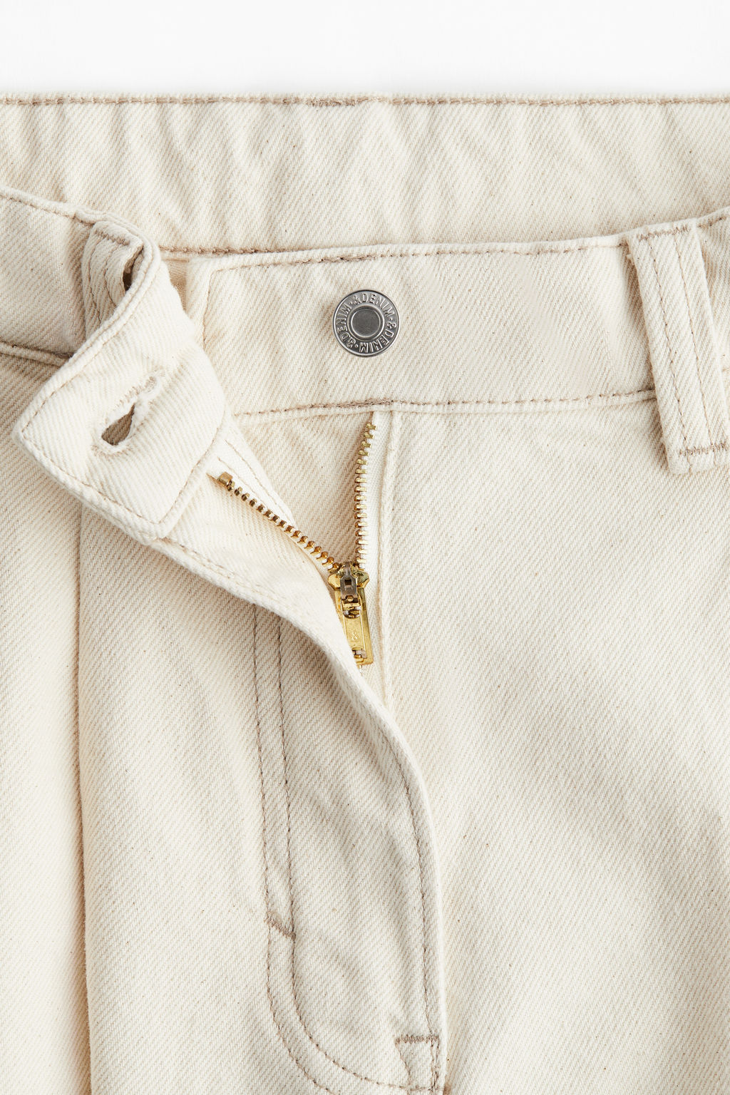 Bermudas denim con pinzas - H&m фото 4