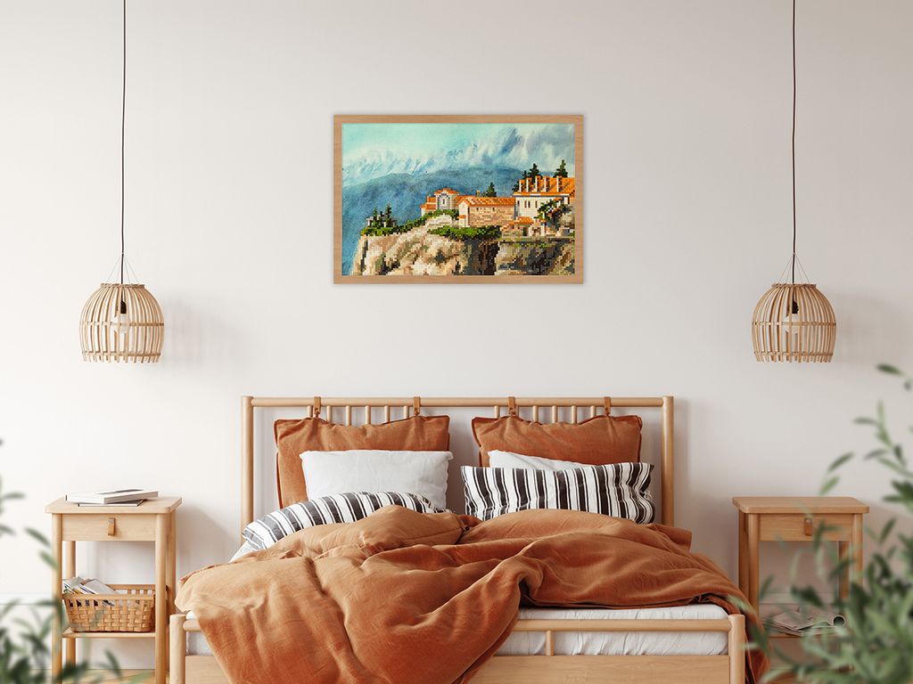 Кристальная (алмазная) мозаика ФРЕЯ ALVR-257 Над обрывом 30 х 20 см