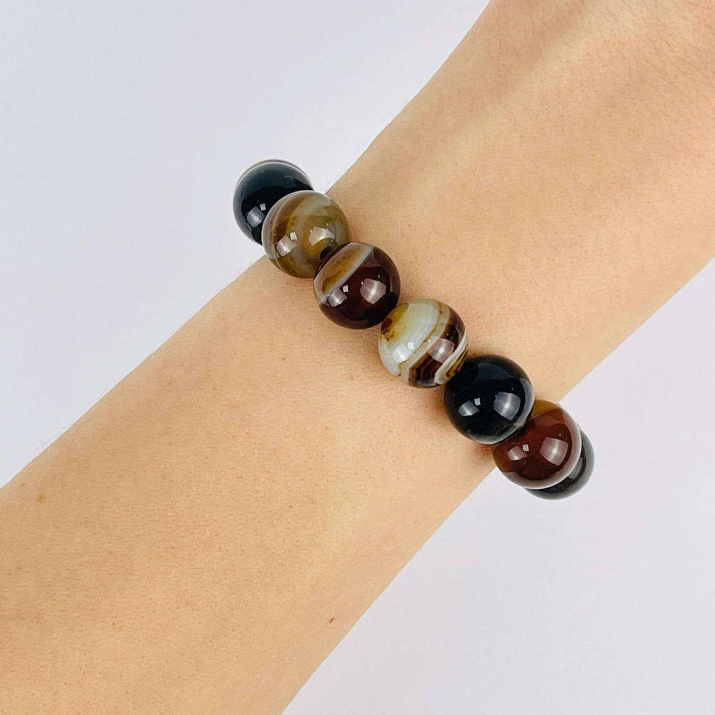 Браслет из кофейного Агата
