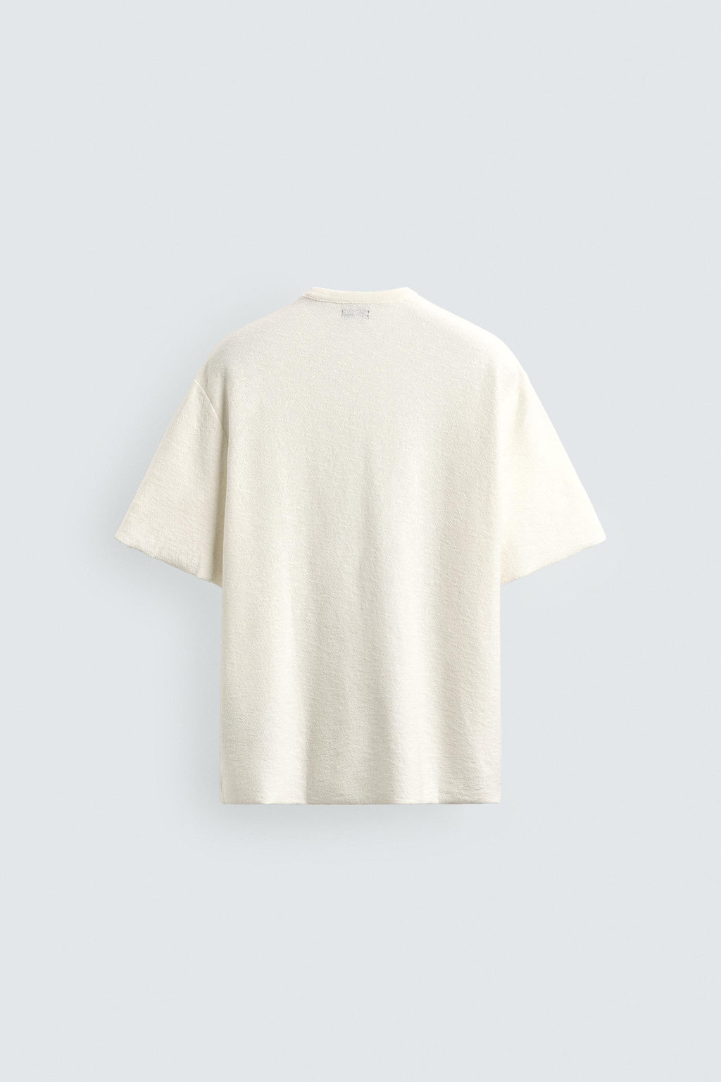 CAMISETA PUNTO ESTAMPADO LAVADO / Crudo