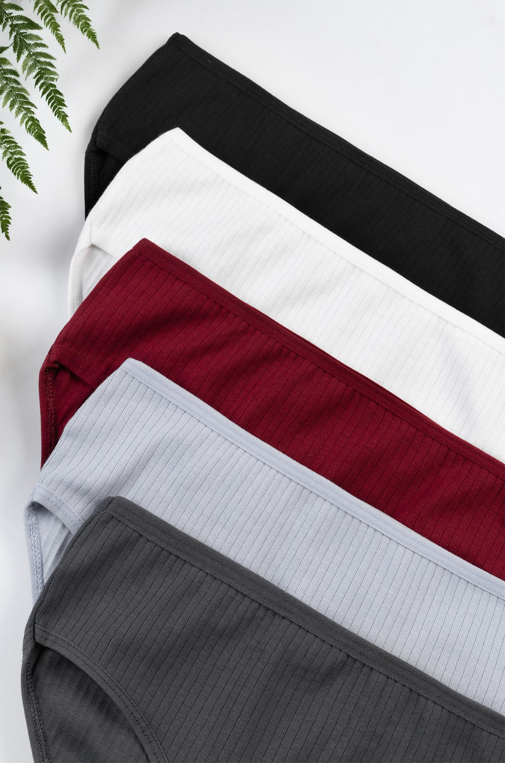 Трусы для девочки в рубчик 5шт. Happyfox