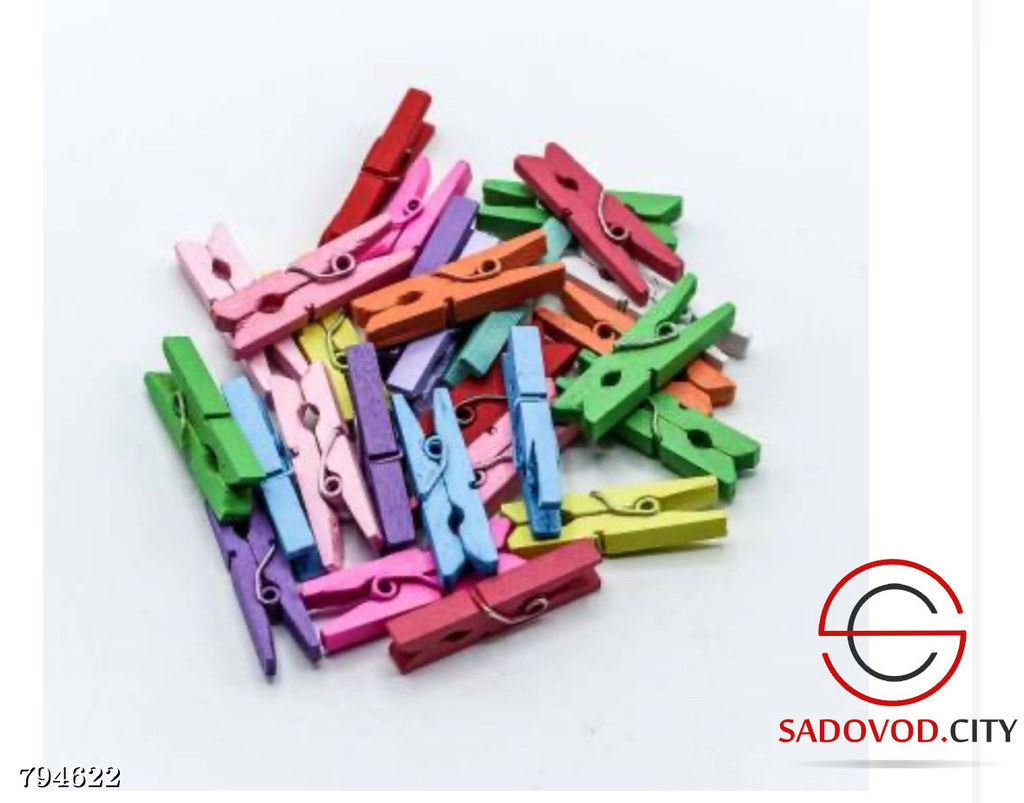 Цветочный аксессуар прищепки декоративные