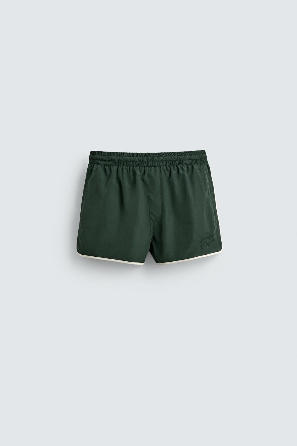 SHORTS VIVO CONTRASTE / Verde - Zara фото 7