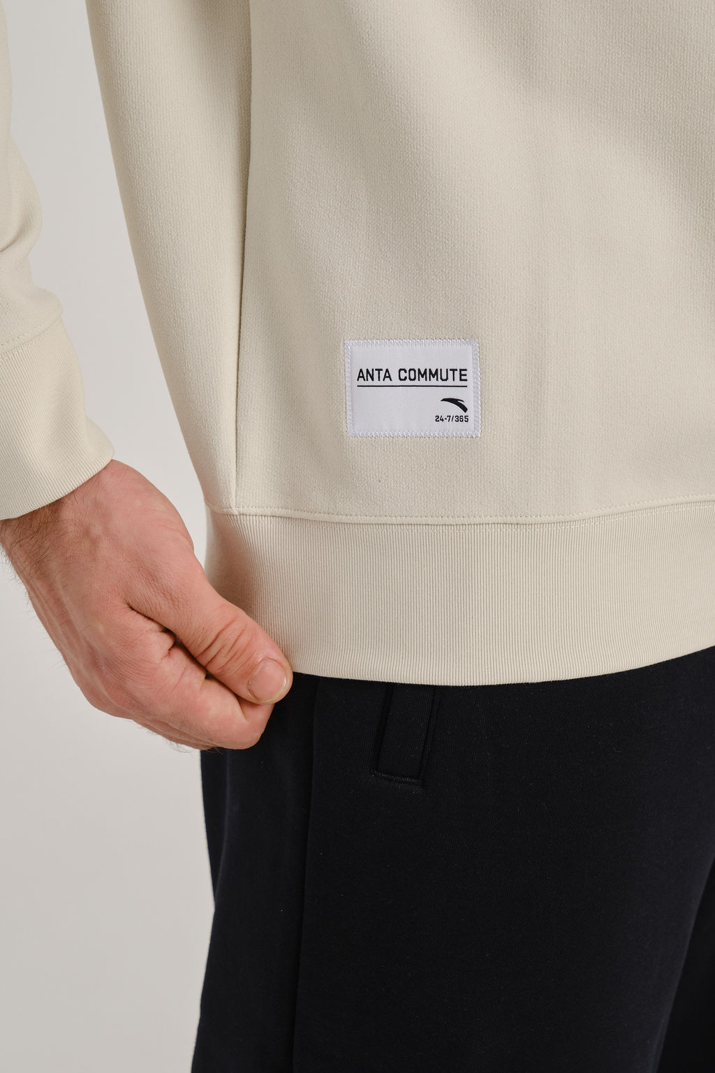 Свитшот Бежевый COMMUTE Sweatshirt - Anta фото 4