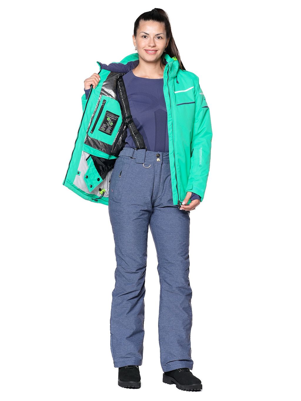 Костюм B-8629 Зеленый