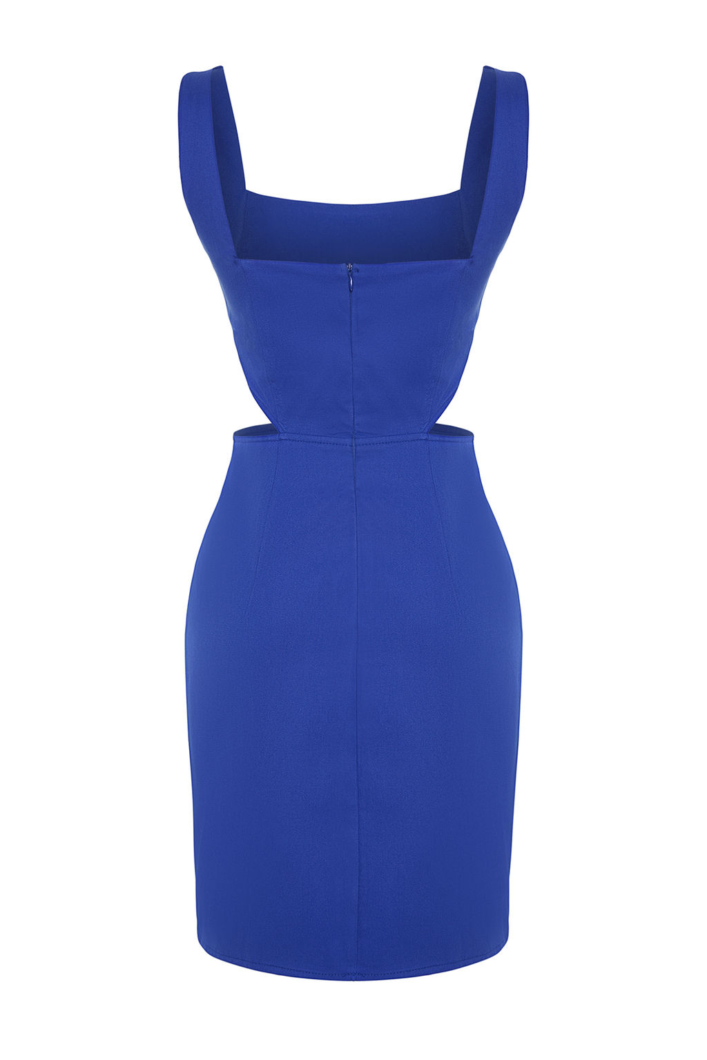 TRENDYOLMILLA Haki A-Kesim Mini Pamuklu Pencere/Cut Out Detayl? Detayl? Kare Yaka Dokuma Elbise TWOSS23EL00596  фото 20