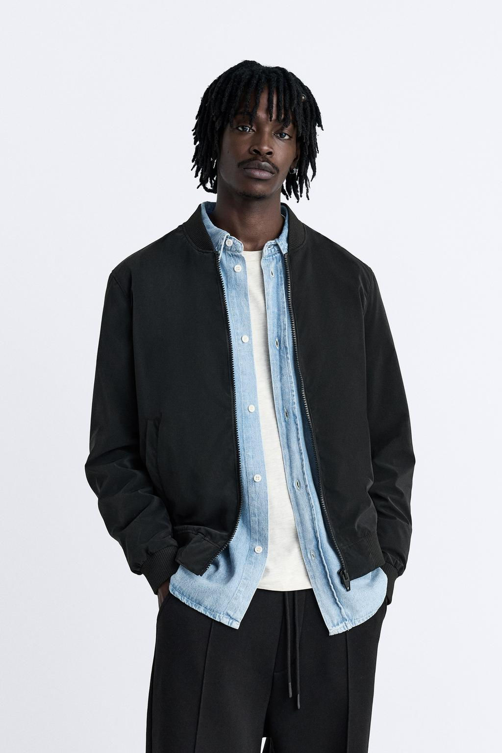 LIGHTWEIGHT BOMBER JACKET - Zara фото 2