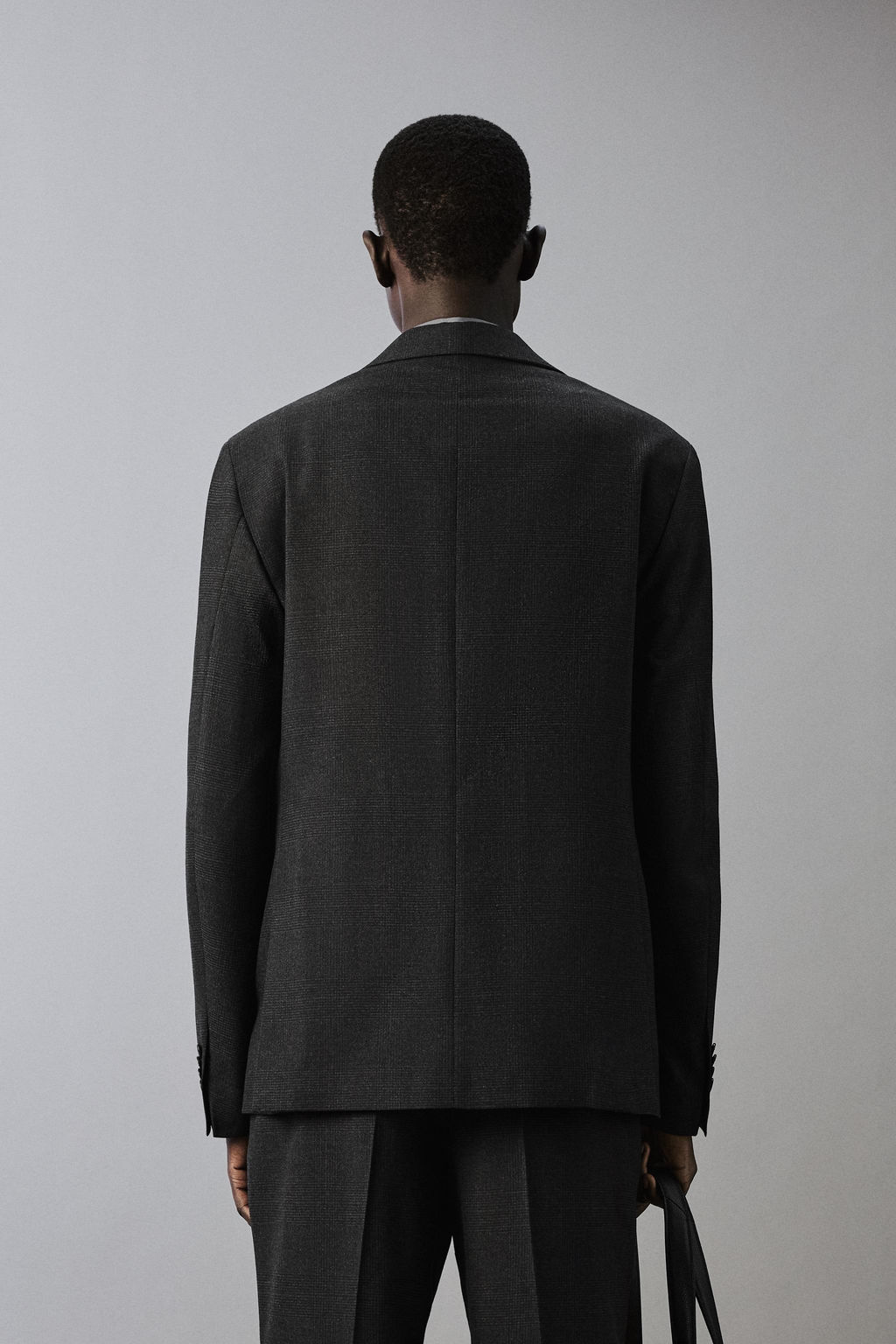 CHECK TEXTURED SUIT BLAZER - Zara фото 12