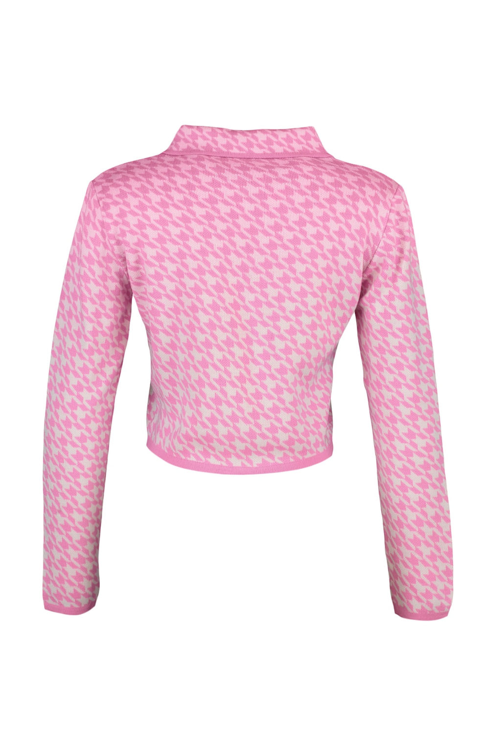 TRENDYOLMILLA Pembe Crop Yaka Detayl? Triko H?rka TWOAW22HI0067  фото 6