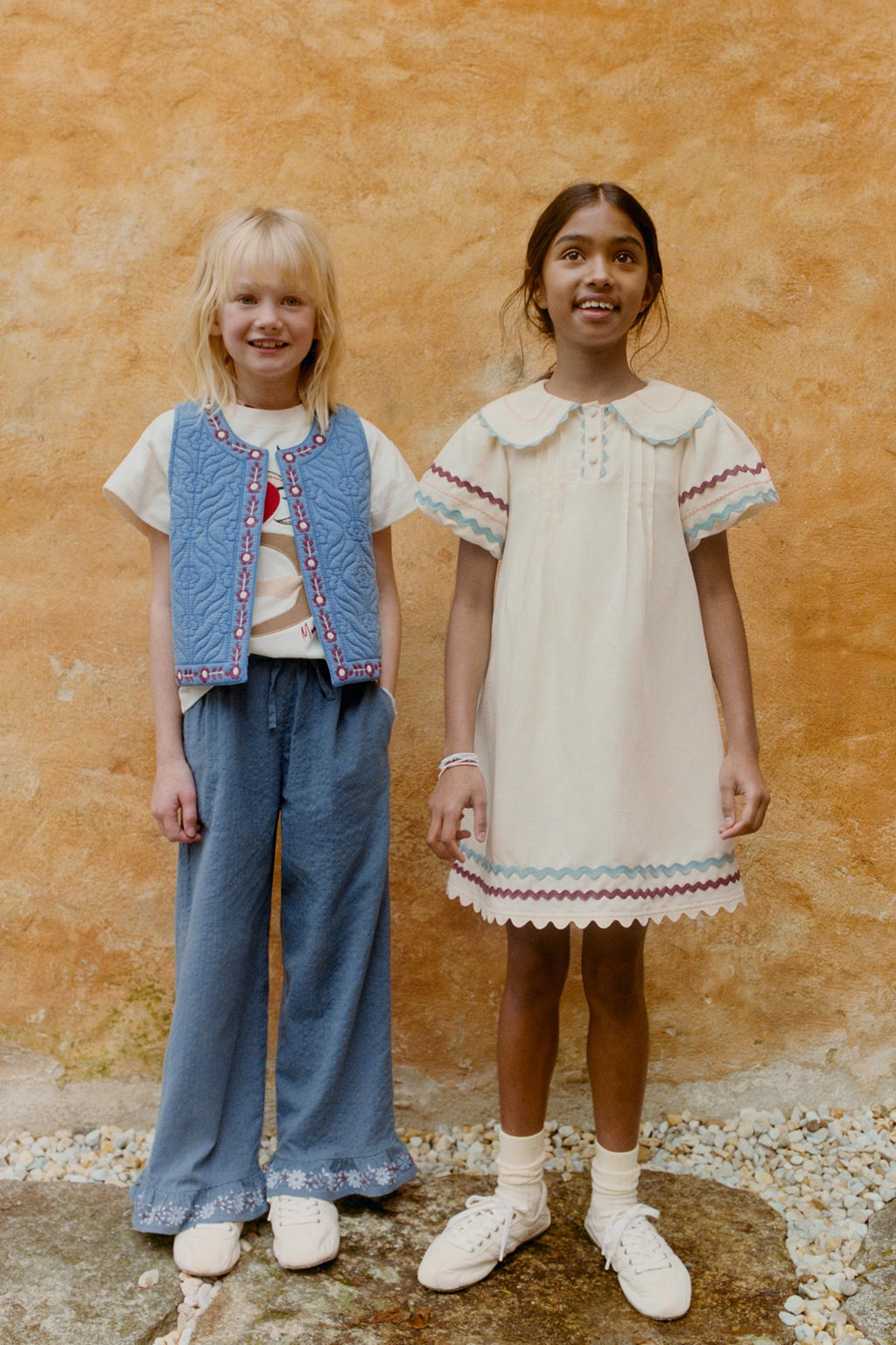 CHALECO TEXTURA BORDADOS / Azul - Zara фото 3