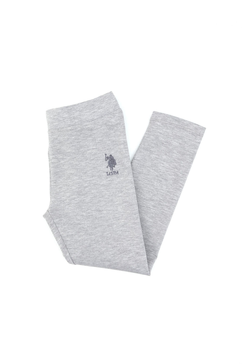 K_z _ocuk A__k Gri Melanj Tayt Sepette S_rpriz _ndirim - U.s. polo assn фото 2