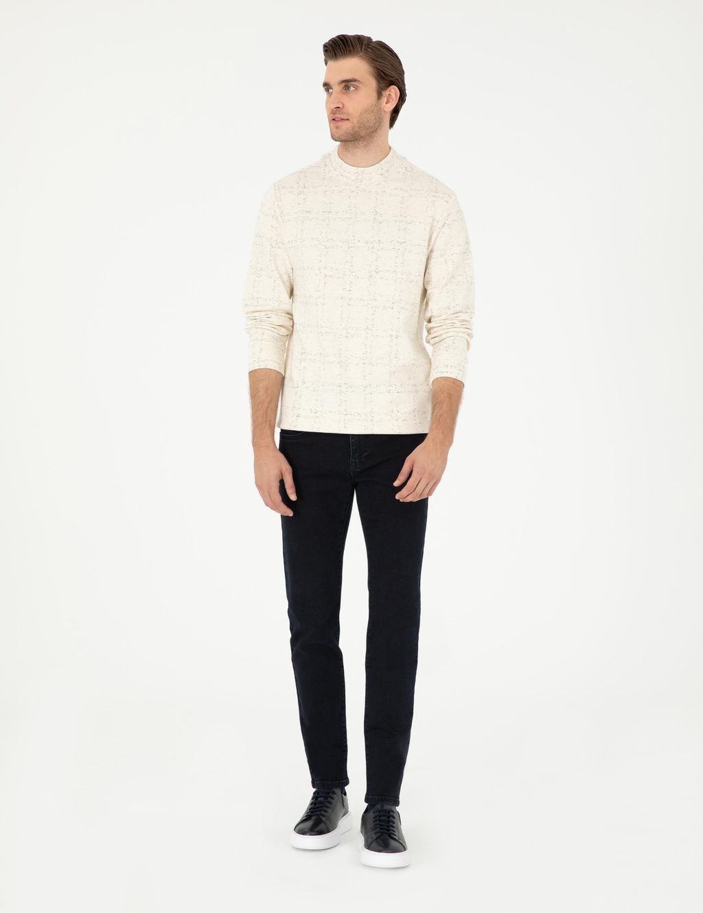 Ekru Regular Fit Sweatshirt