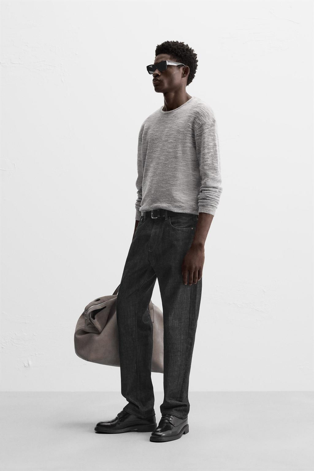 SEMI-SHEER TEXTURED SWEATER - Zara фото 4