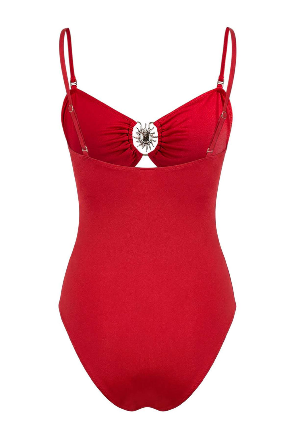 K?rm?z? Straplez Gunes Aksesuarl? Premium Cut Out/Pencereli Regular Mayo TBESS25MA00045