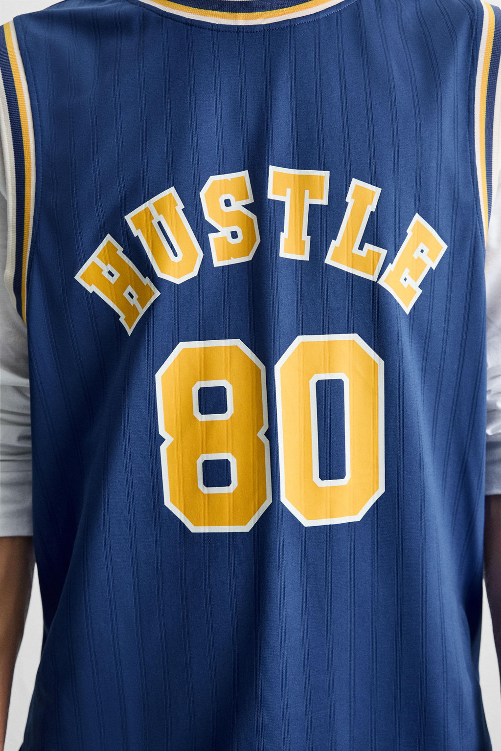 CONTRAST VARSITY TANK TOP - Zara фото 5