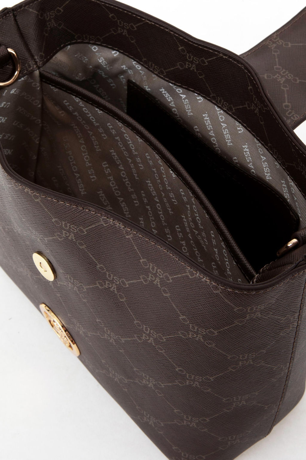 Женская коричневая сумка через плечо Неожиданная скидка в корзине - U.s. polo assn фото 7