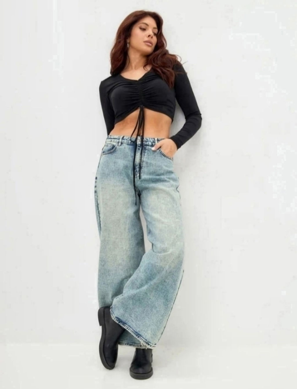 Джинсы палаццо