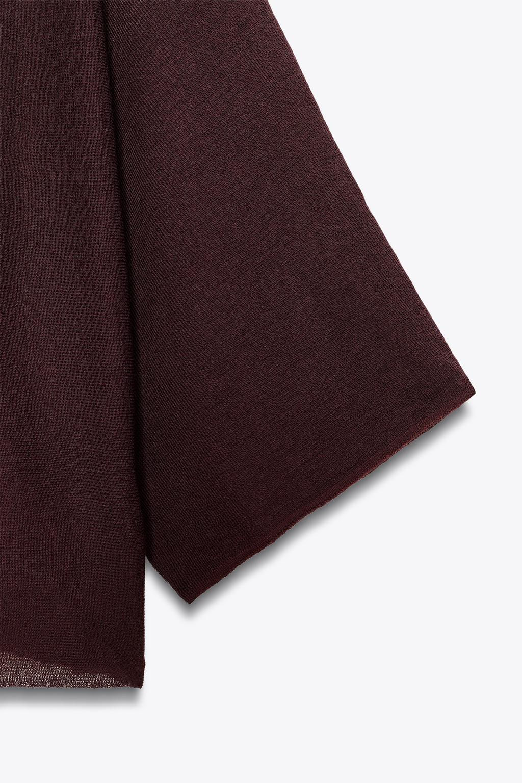 PLAIN KNIT LAYERED TOP - Zara фото 7