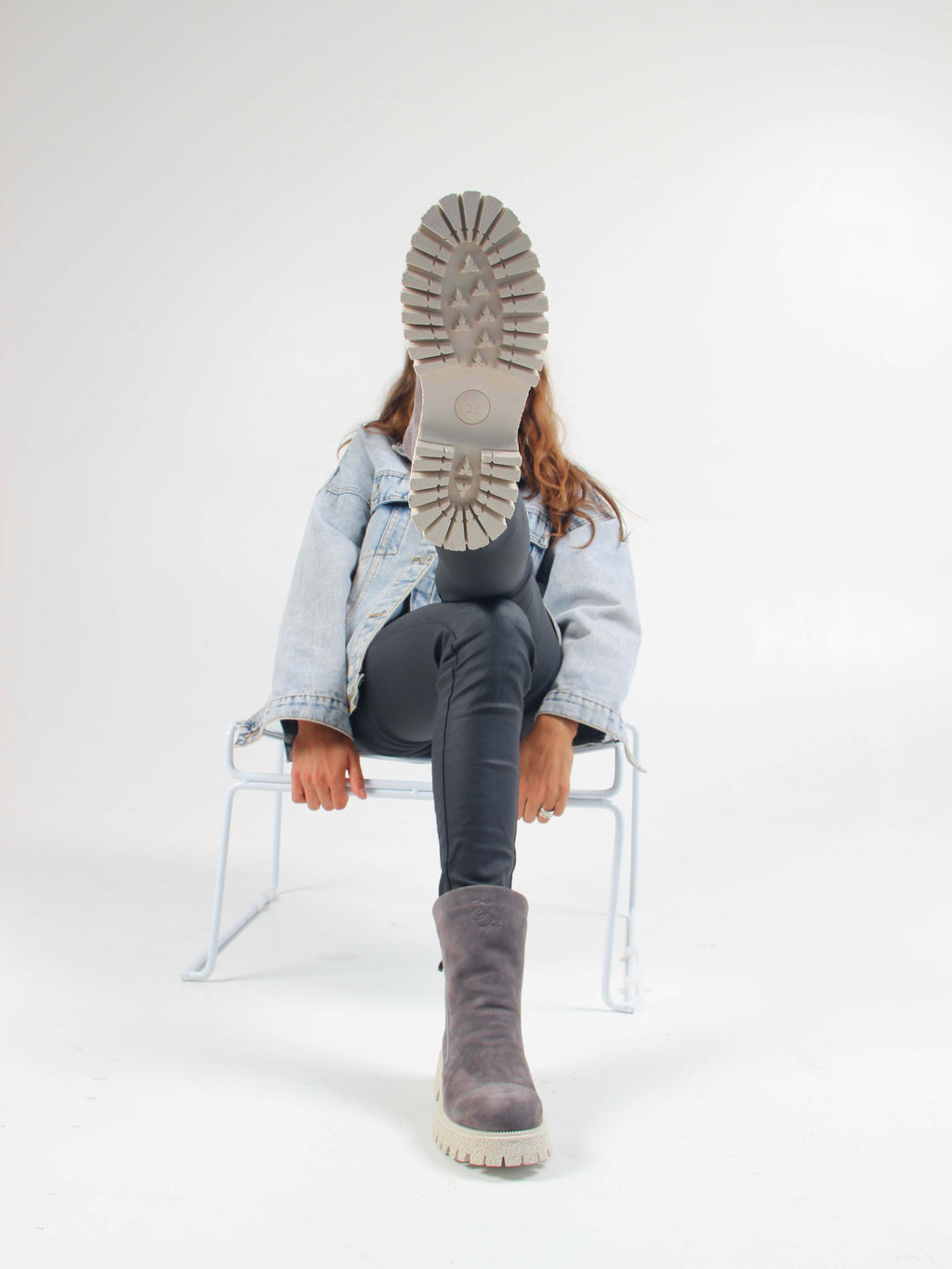 Ботинки EDART 233.1541 be. Серый замок/байка - Ed'art фото 5