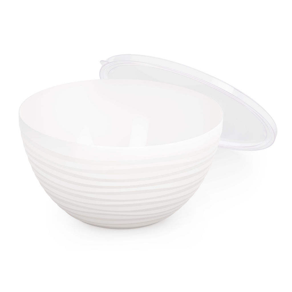 Миска с крышкой "Оазис" п/эт. 2,5л (белый)