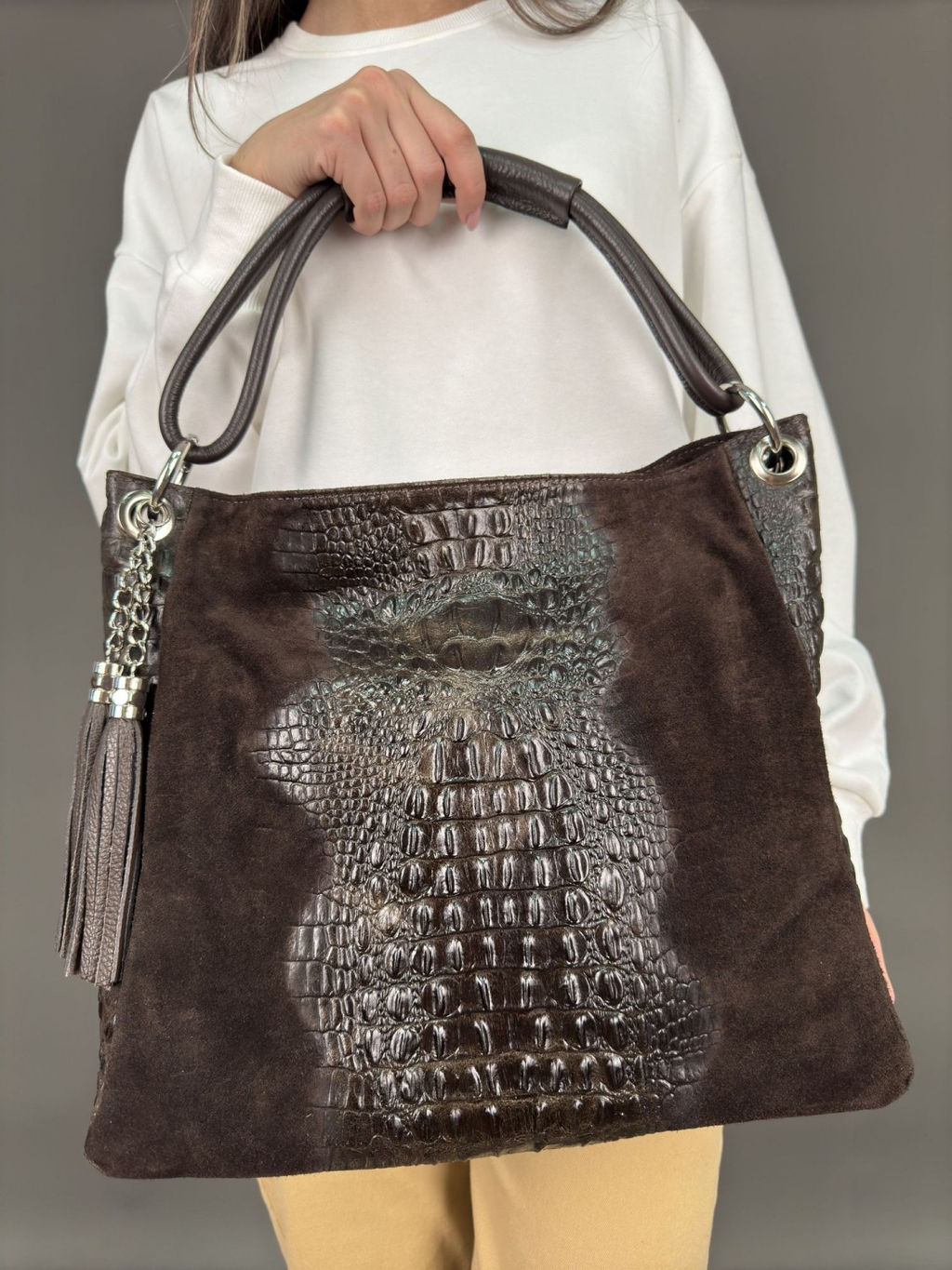 Сумка женская из телячьей кожи