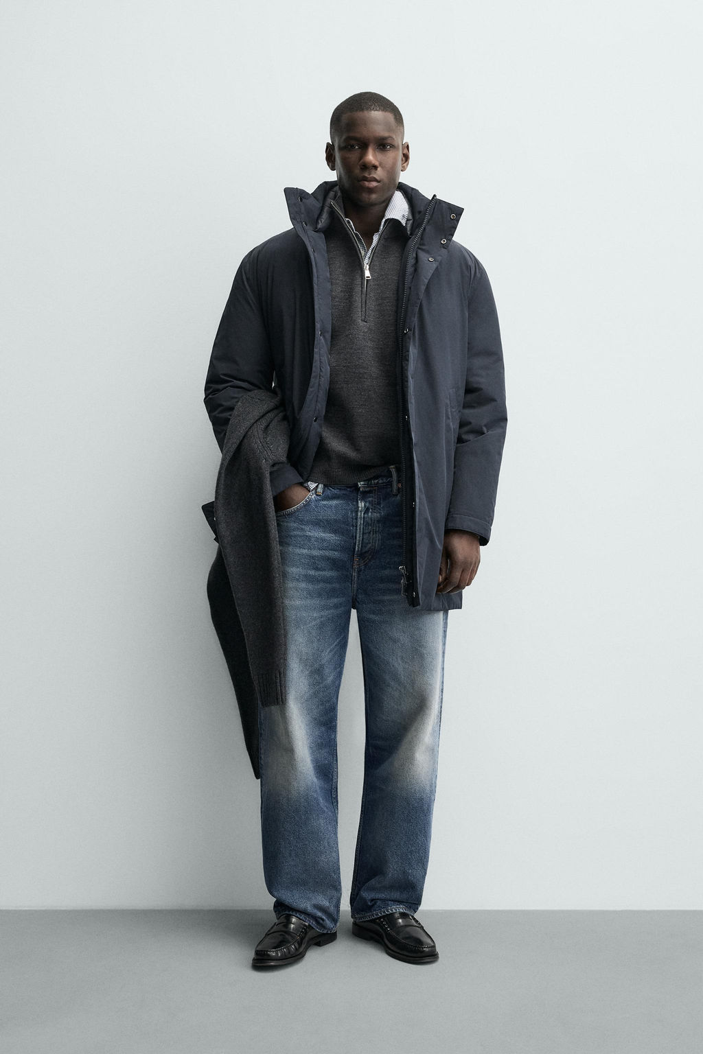 WATER-REPELLENT PADDED PARKA