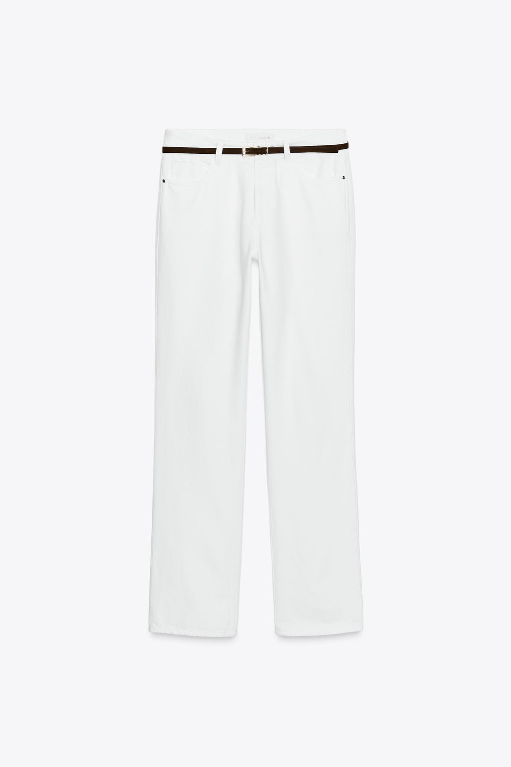 JEANS Z1975 90S STRAIGHT HIGH-WAIST BELT - Zara фото 14