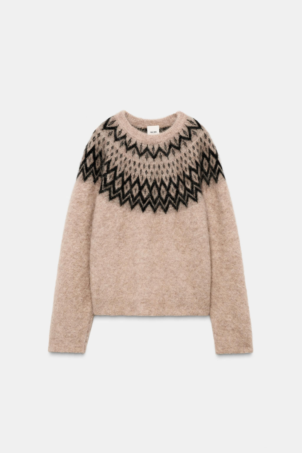 JUMPER WITH ALPACA JACQUARD SKI COLLECTION - Zara фото 7