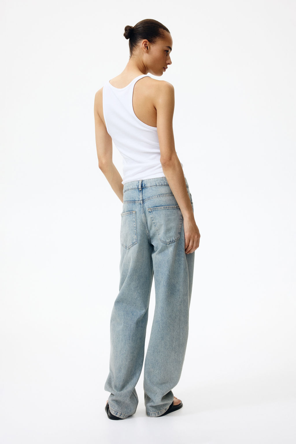 Barrel Regular Waist Jeans - H&m фото 3