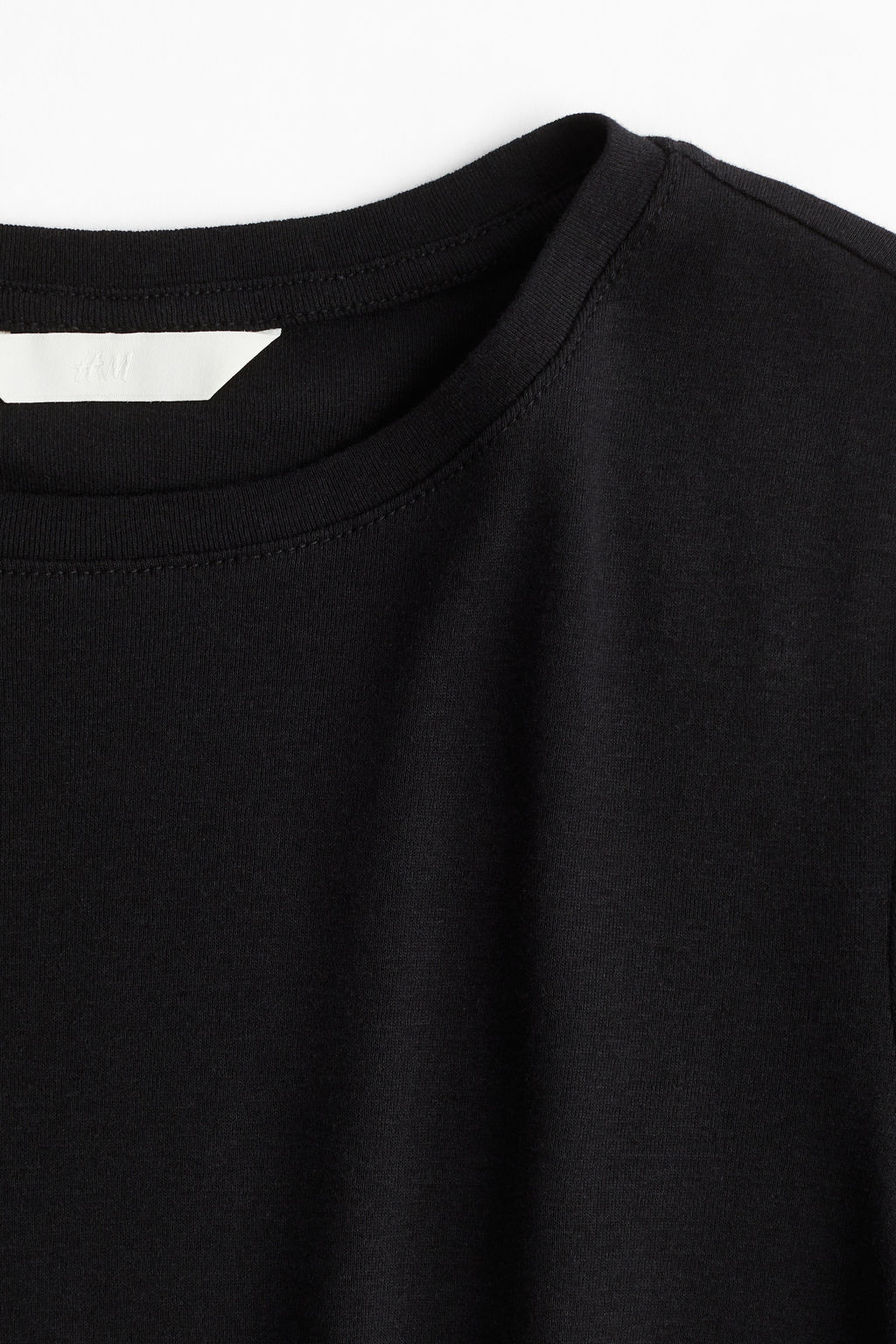 Camiseta entallada de algod?n - H&m фото 3