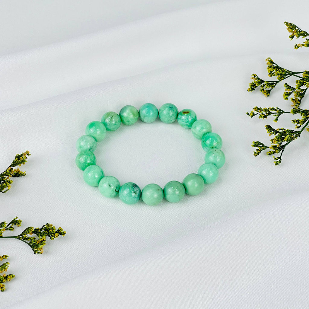 Браслет из Хризопраза - Радуга самоцветов фото 2