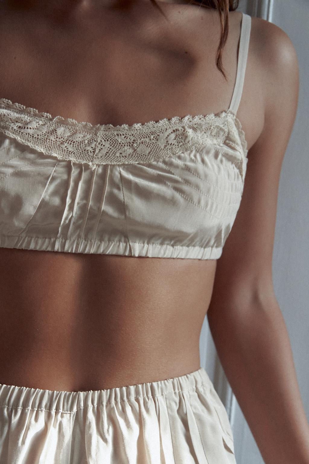 LACE BRALETTE TOP - Zara фото 2