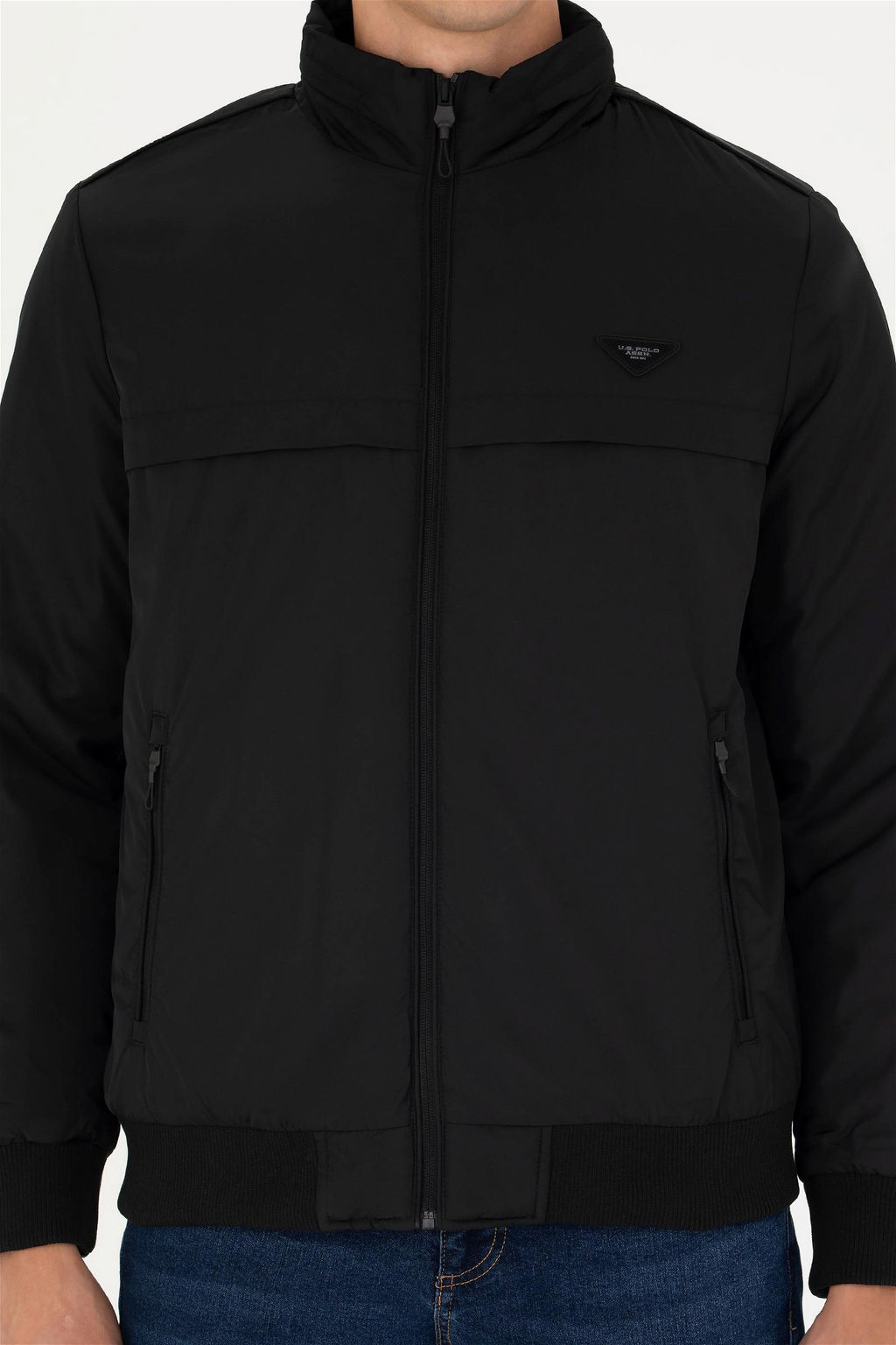 Мужское черное пальто Неожиданная скидка в корзине - U.s. polo assn фото 6