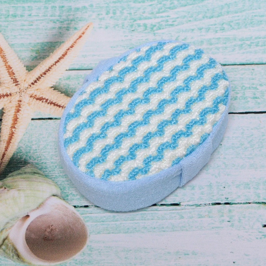 Цена за 3 шт. Мочалка для лица и тела "Ultramarine - Парадиз", мягкая, цвет микс, 15*10*5см (зип пакет и наклейка Ultramarine)