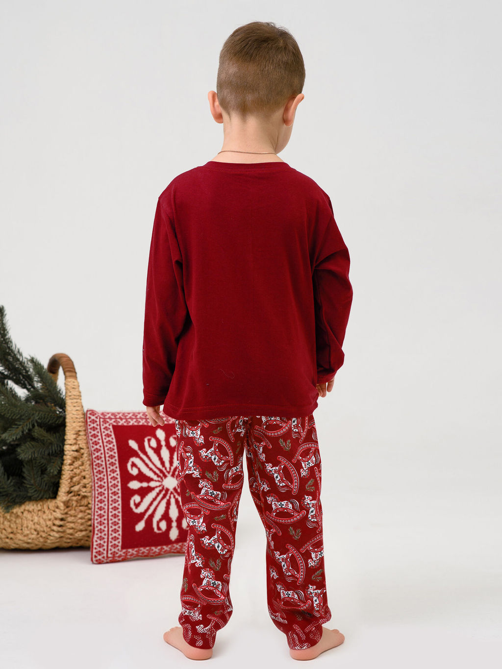 Пижама 100% хлопок мужская Лошадка - Оптима фото 15